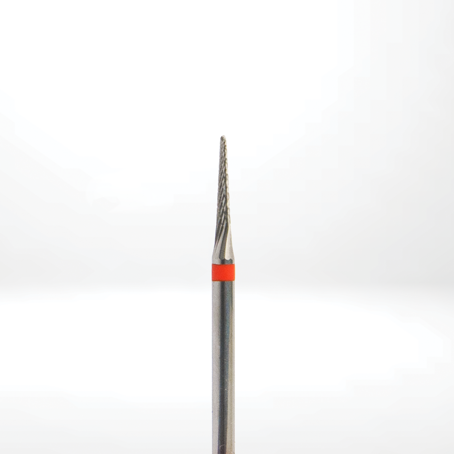 Nail drill bit carbide - CONE, 1,6 mm, red