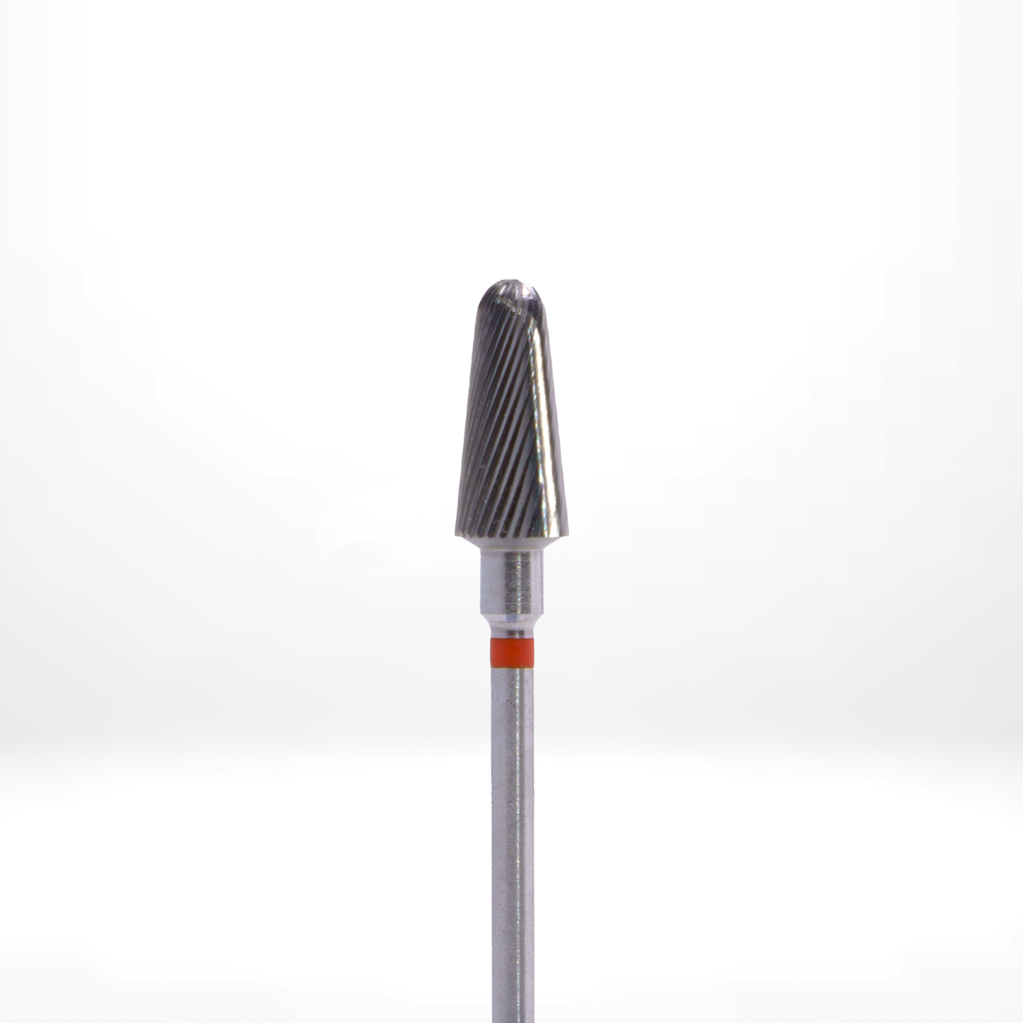 Nail drill bit carbide - CONE, 6,0 mm, red