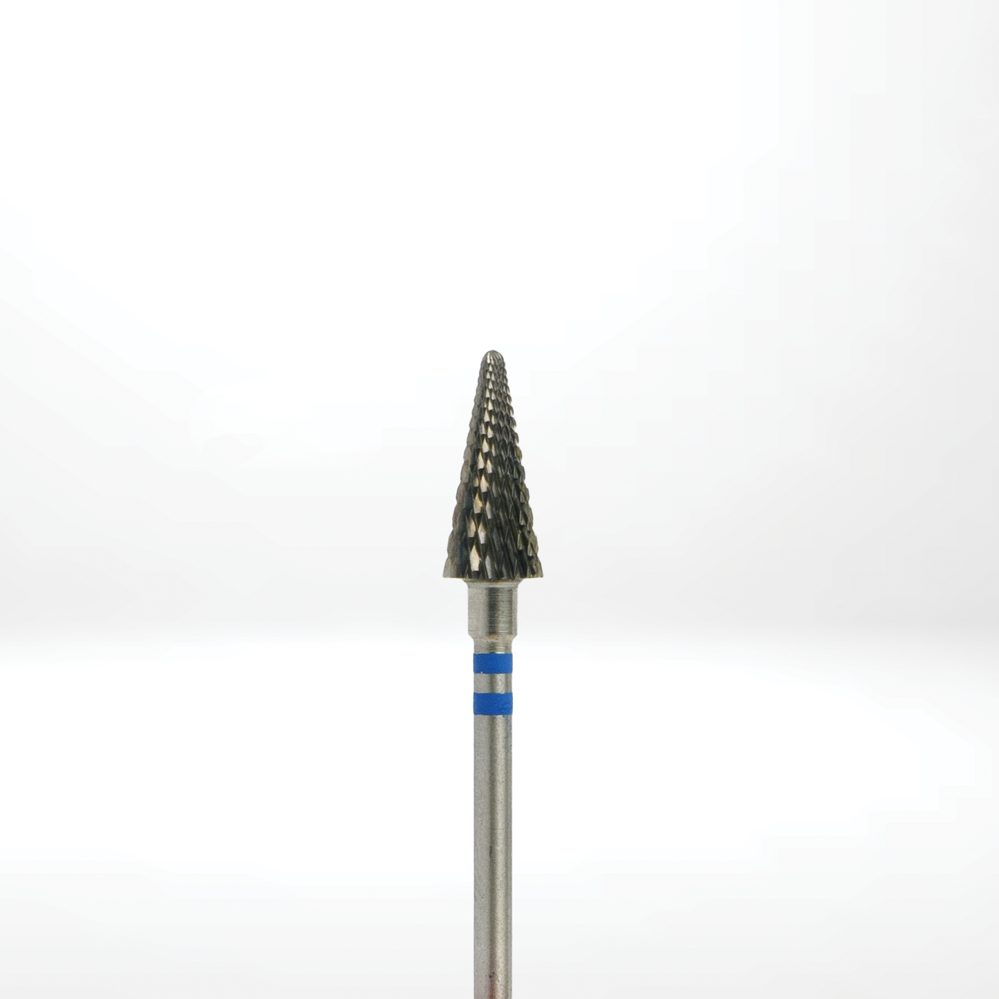 Nail drill bit carbide - TREE, left-handing, 6 mm, blue