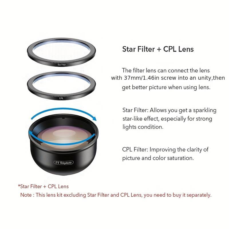 Universal Phone Camera Lens Kit, APEXEL