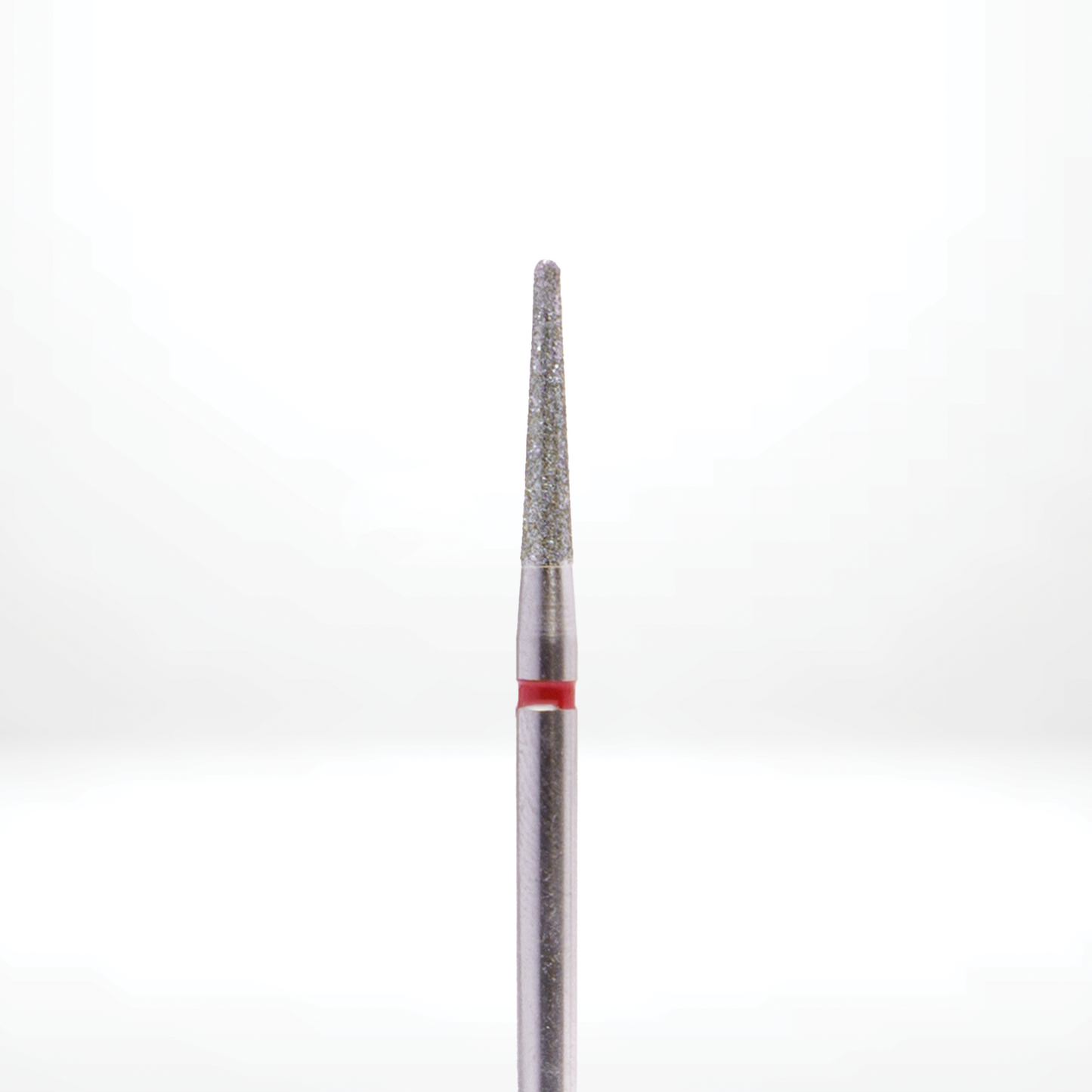 Nail drill bit carbide - CONE, 6,0 mm, red