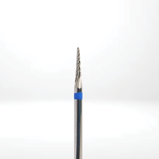 Nail drill bit carbide - CONE, 1,6 mm, blue