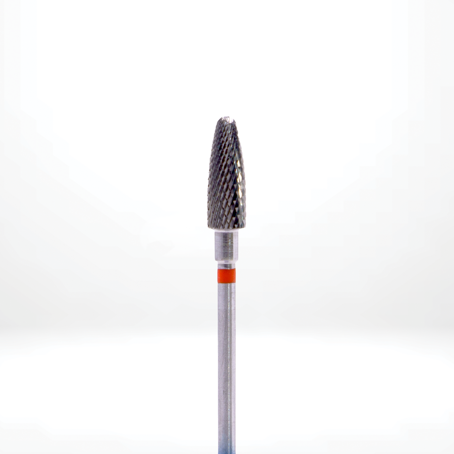 Nail drill bit carbide - CORN, 5,0 mm, red