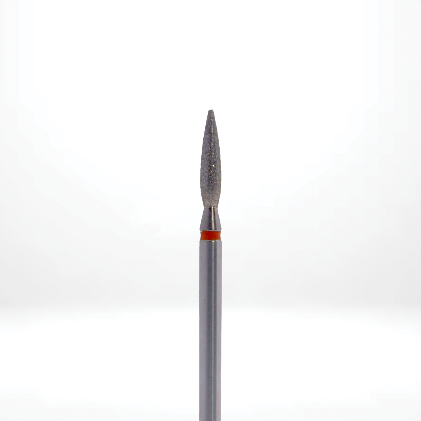 Diamond manicure bit - KMIZ - Flame, 2,3 mm, 10mm red