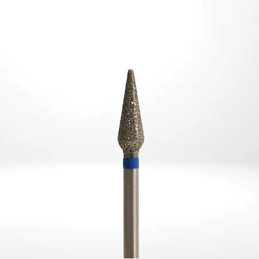 Diamond manicure bit - KMIZ - Drop,  blue