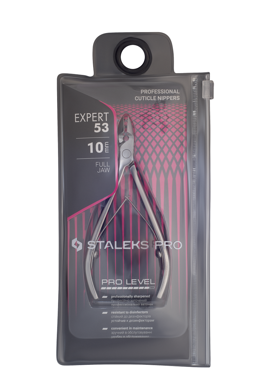 Professional cuticle nippers Expert 53/10 mm