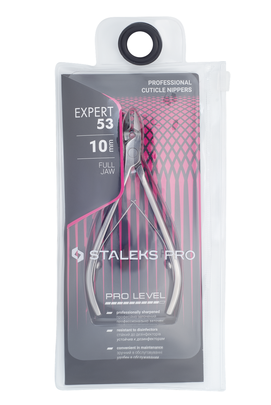 Professional cuticle nippers Expert 53/10 mm